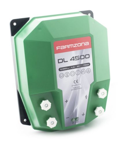 FARMZONA DL 4500, 12V/230V, 4,5J, villanypásztor választható hálózati adapterrel