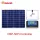 DokioSolar 50W-os Polikristályos napelem tábla + 20A töltésvezérlővel