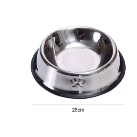 26cm-es csúszásgátló aluminium kutyatál