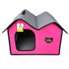 CozyHouse - Összecsukható kutyaház hordozótáskával - rózsaszín