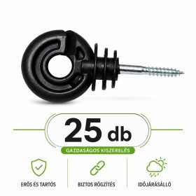 Gyűrűs szigetelő, facsavaros, 25 db