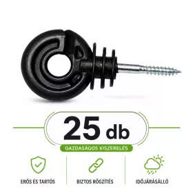 Gyűrűs szigetelő, facsavaros, 25 db