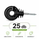 Gyűrűs szigetelő, facsavaros, 25 db