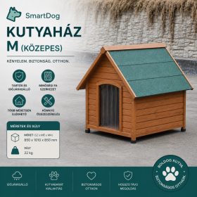 SmartDog Comfort kutyaház M - Közepes
