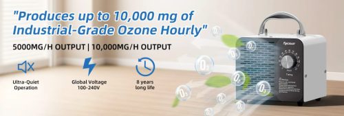 Sicra Ózongenerátor, légtisztító 5 000 mg/óra 80W 