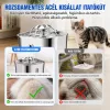 AquaFlow – Rozsdamentes Acél Automata Itatókút kutyáknak és macskáknak USB