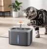 AquaPet automata Ivókút macskáknak és kutyáknak – 2 L, Virágos Itató, Csendes USB szökőkút