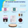 Páros Kézlenyomat Készítő Szett – 3D Emléköntő készlet pároknak facsonk talapzattal