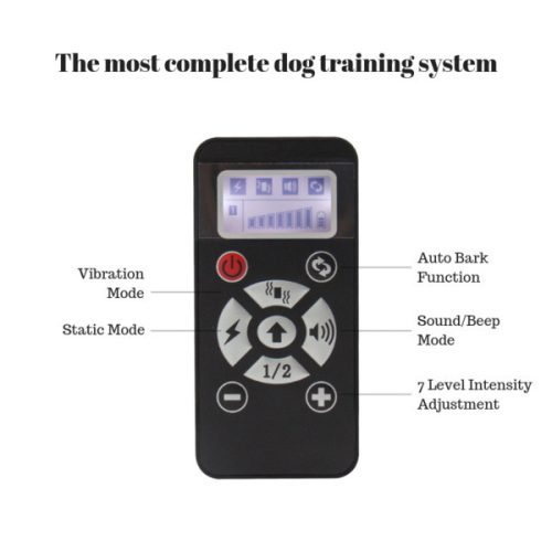 Smartdog 2in1 kiképző és ugatásátló nyakörv szett 800m, tölthető