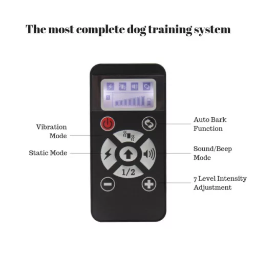 Smartdog 2in1 kiképző és ugatásátló nyakörv szett 800m, tölthető